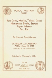Public auction sale : the Allan and other collections. [04/14/1933]