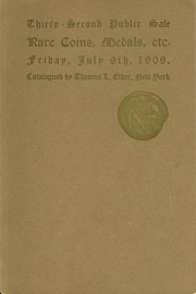 Catalog of the thirty-second public sale of various consignments. [07/09/1909]