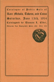 Catalogue of public sale of rare medals, tokens, coins, etc. [06/13/1914]