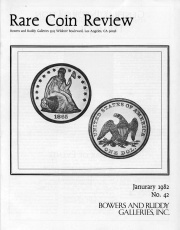 Number 42.Photo courtesy of Mark Borckardt Numismatic Library.