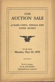 124th auction sale of rare coins, medals, and paper money. [05/22/1939]