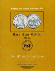 Number 17.Photo courtesy of Mark Borckardt Numismatic Library.