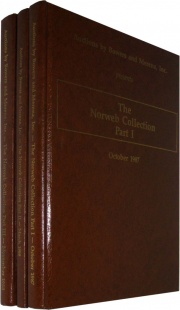 Hardbound Catalogs.Photo courtesy of Thomas Wetter Numismatic Library.