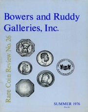 Number 26.Photo courtesy of Mark Borckardt Numismatic Library.