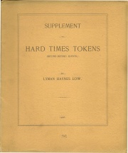Second edition supplement.Photo courtesy of Wayne K. Homren Numismatic Library.
