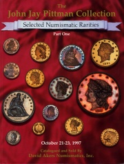 Pittman 1 Catalog.Photo courtesy of Thomas Wetter Numismatic Library.