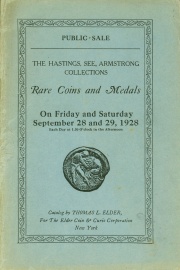 Catalog of the See, Hastings, Armstrong collections. [09/28/1928]