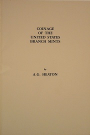 1984 Reprint.Photo courtesy of Steve Shupe Numismatic Library.