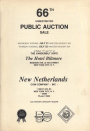 66th unrestricted public auction sale. [07/21-22/1976]