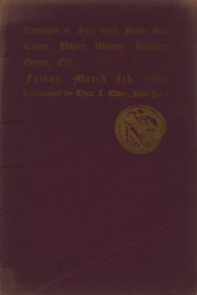 Catalogue of the fifty-ninth public sale [03/08/1912]