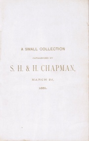 CATALOGUE OF A SMALL COLLECTION OF COINS, CONTAINING SOME DESIRABLE PIECES, AND A FINE COLLECTION OF MEDICAL MEDALS.