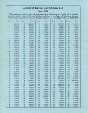 Special Issue 78 Price List.Photo courtesy of Mark Borckardt Numismatic Library.