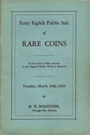 Forty eighth public sale of rare coins [03/19/1929]