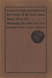 Catalogue of the eighty-seventh public sale ... [12/10/1913]