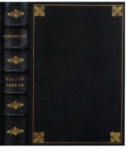 Harry Bass' set of the first six volumes of the Numismatist. Photo courtesy of George Frederick Kolbe - Fine Numismatic Books.
