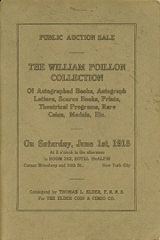 Two hundred and twentieth public auction sale : the collection of the late Williame Poillon, esq., of New York City. [06/01/1918]