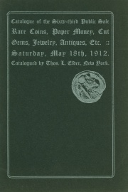 Catalogue of the sixty-third public sale. [05/18/1912]