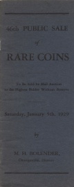 46th public sale : rare coins. [01/05/1929]