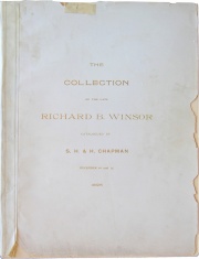 CATALOGUE OF THE MAGNIFICENT COLLECTION OF COINS OF THE UNITED STATES FORMED BY THE LATE RICHARD B. WINSOR, ESQ., OF PROVIDENCE, R.I.