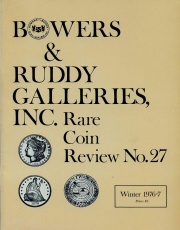 Number 27.Photo courtesy of Mark Borckardt Numismatic Library.
