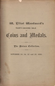 CATALOGUE OF COINS, MEDALS AND FRACTIONAL CURRENCY OF MR. FERGUSON HAINES.