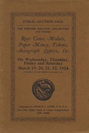 Public auction sale : the Edward Kellogg collection and others. [03/19/1924]