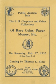 Public auction sale : the S. H. Chapman and other collections. [02/27/1932]