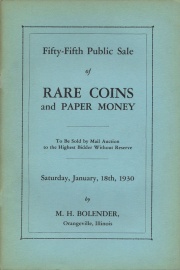 Fifty-fifth public sale of rare coins and paper money. [01/18/1930]