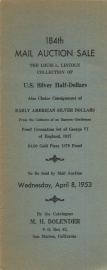 184th mail auction sale. [04/08/1953]