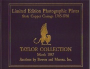 Plate Volume.Photo courtesy of David Sklow - Fine Numismatic Books.