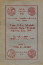 Public auction sale : the Julius C. Steele and other collections. [02/26/1938]