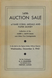 149th auction sale of rare coins, medals, and paper money. [12/02/1942]